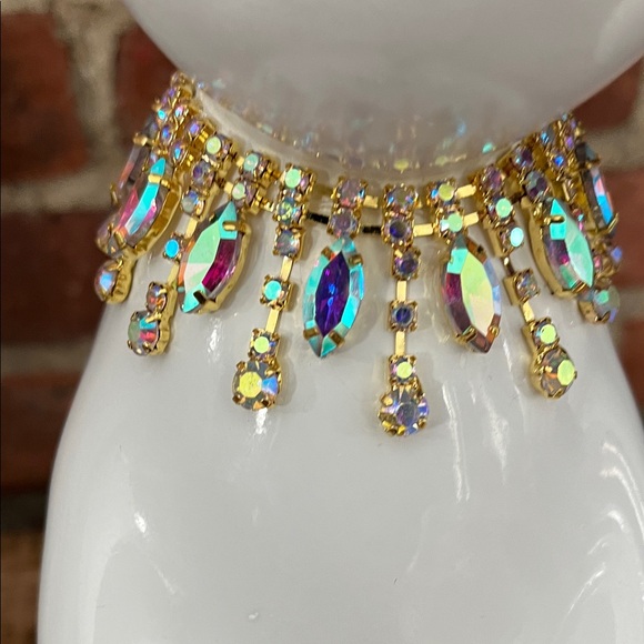 White  resin Bunny with Jewel Accents - Picture 3 of 8